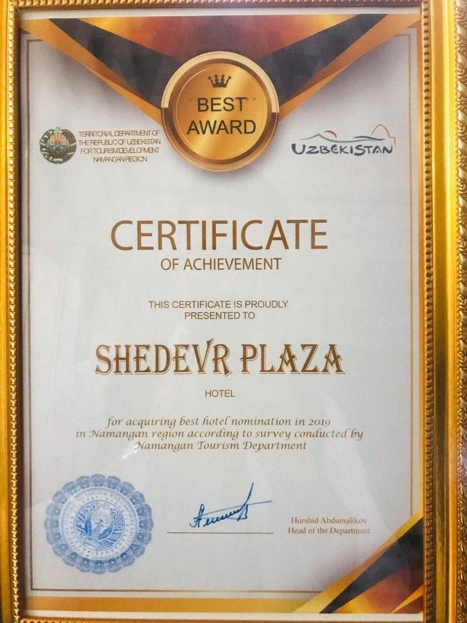 Hotel Shedevr Plaza Namangan Exteriér fotografie